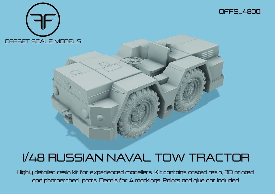 1:48 Russian Naval Tow Tractor