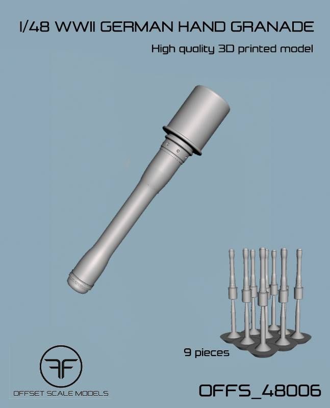 1:48 WWII German hand granade