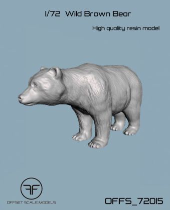 1:72 Wild Brown Bear