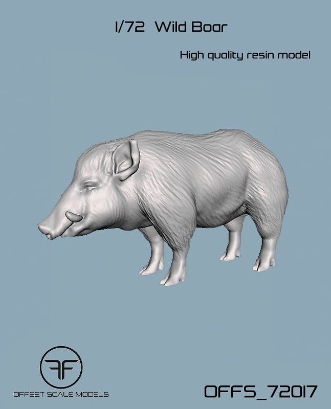 1:72 Wild boar