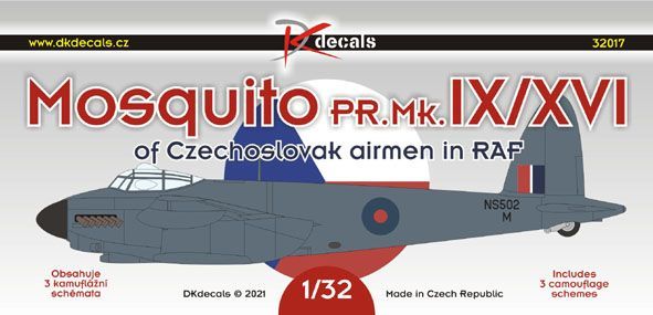 1:32 de Havilland Mosquito PR Mk.IX/Mk.XVI of Czechoslovak airmen