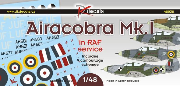 1:48 Bell Airacobra Mk.I in RAF service