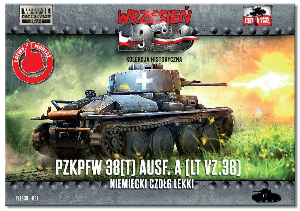 1:72 Pz.Kpfw 38(t) Ausf.A (LT VZ.38)