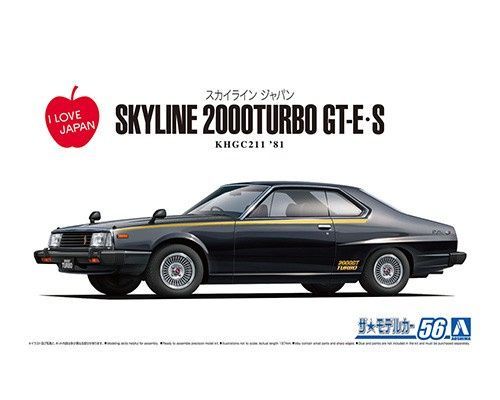 1:24 Nissan KHGC211 Skyline HT2000 Turbo GT-E.S '81