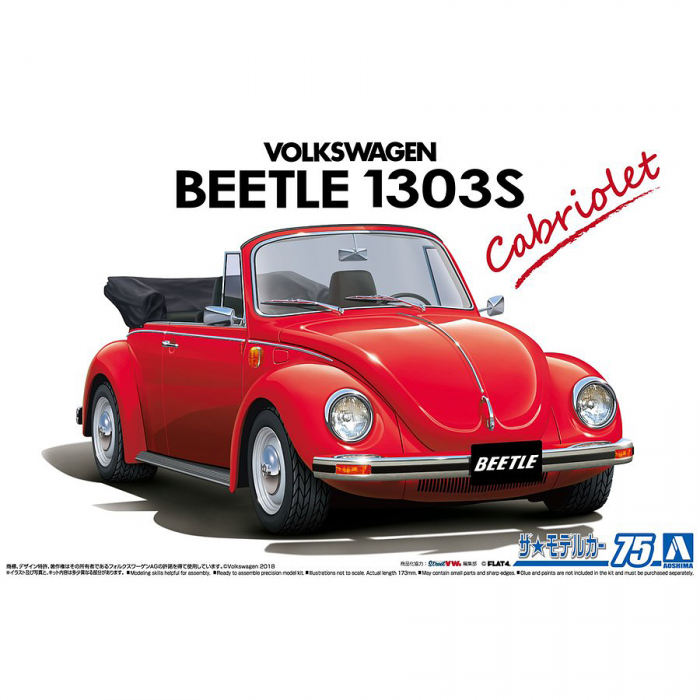 1:24 Volkswagen 15ADK Beetle 1303S Cabriolet 1975