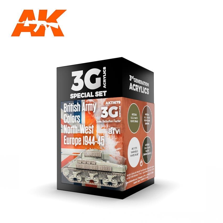 BRITISH ARMY COLORS NORTH-WEST EUROPE 1944-45