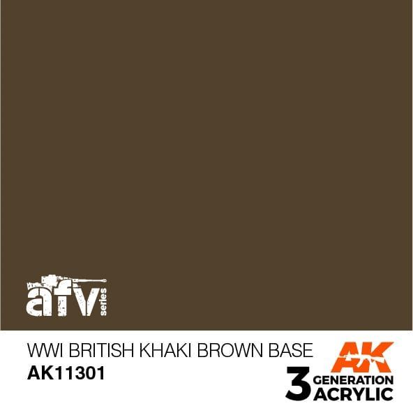 WWI BRITISH KHAKI BROWN BASE – AFV