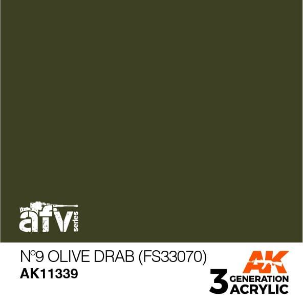 No9 OLIVE DRAB (FS33070) – AFV