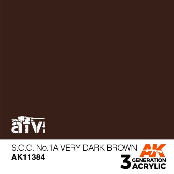 S.C.C. NO.1A VERY DARK BROWN – AFV