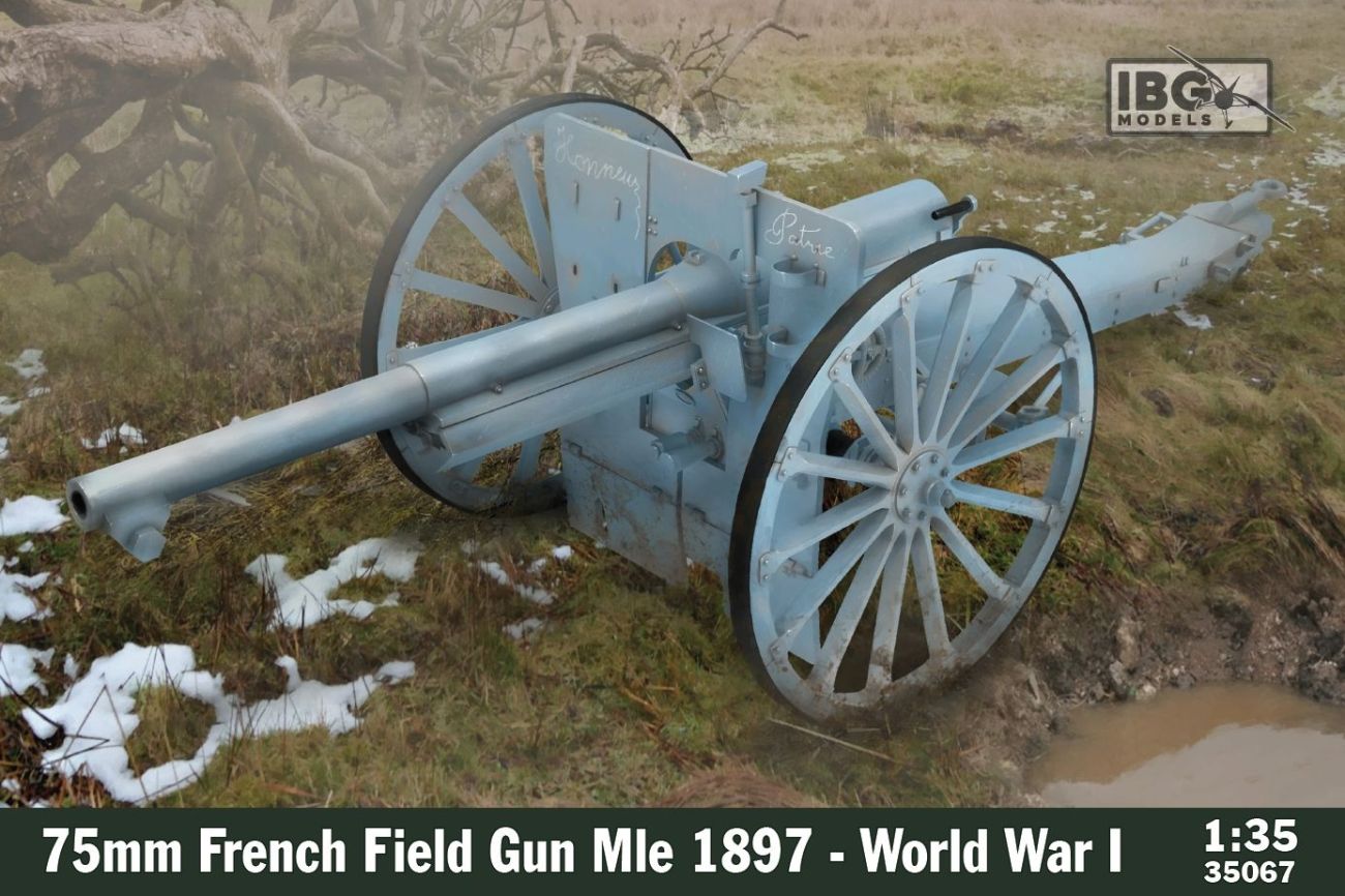 1:35 75mm French Field Gun Mle 1897 - World War I