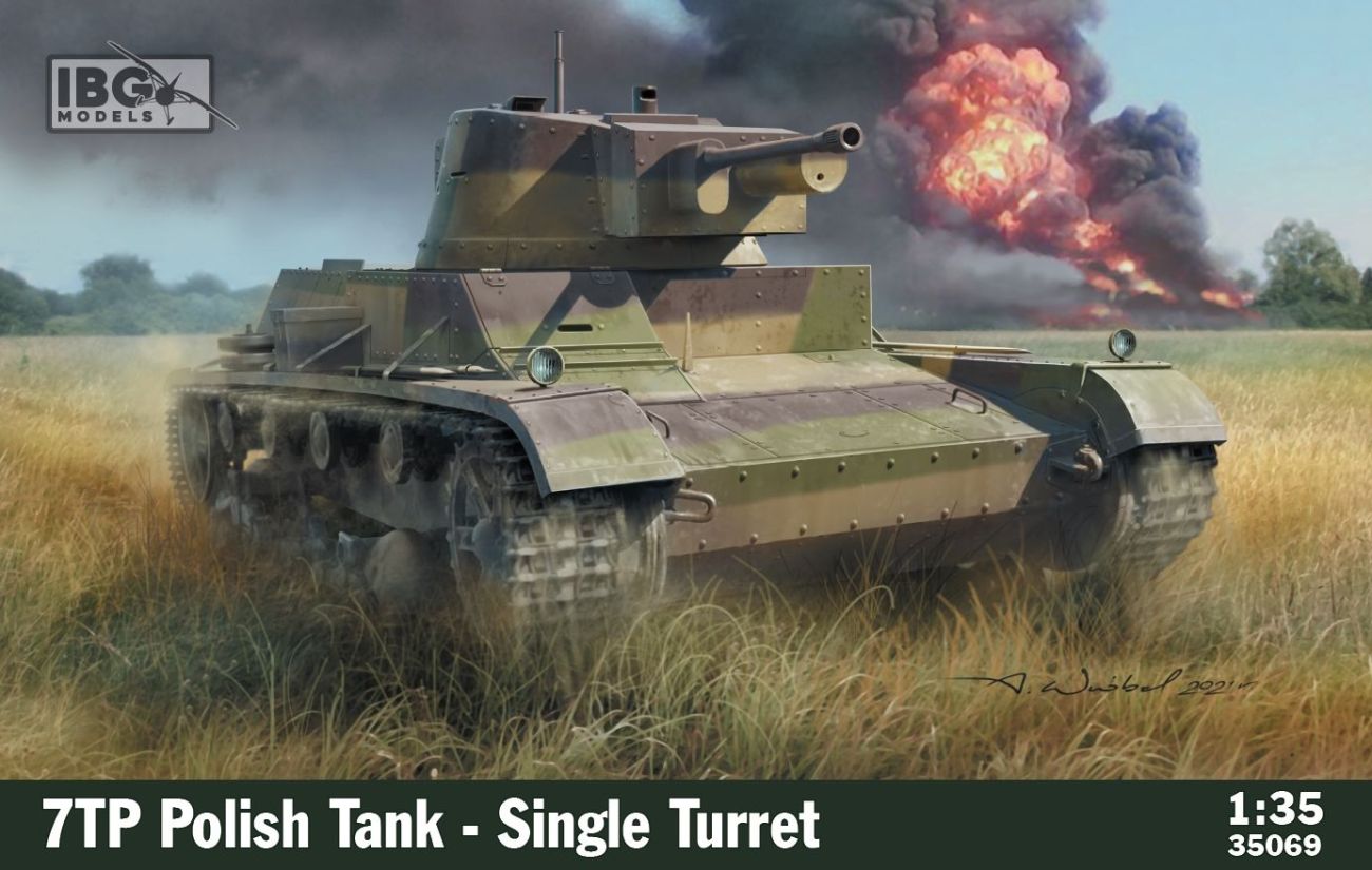1:35 7TP Polish Tank - Single Turret