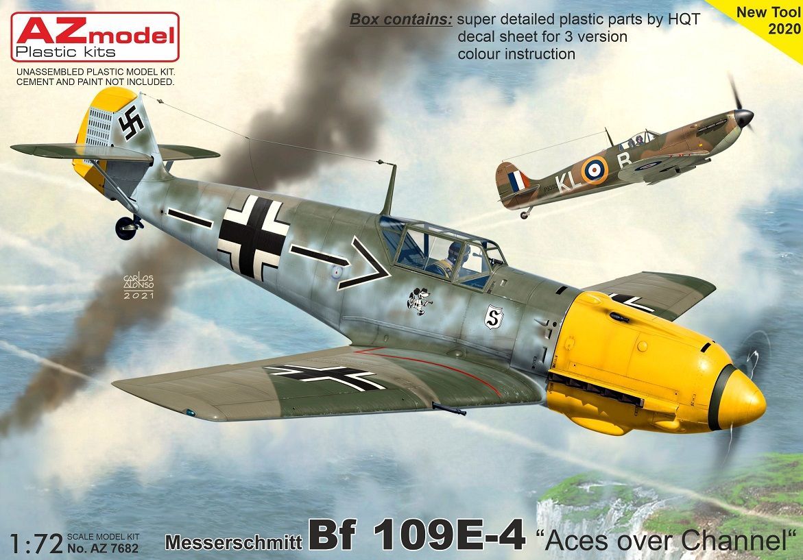 1:72 Bf 109E-4 „Aces over Channel“
