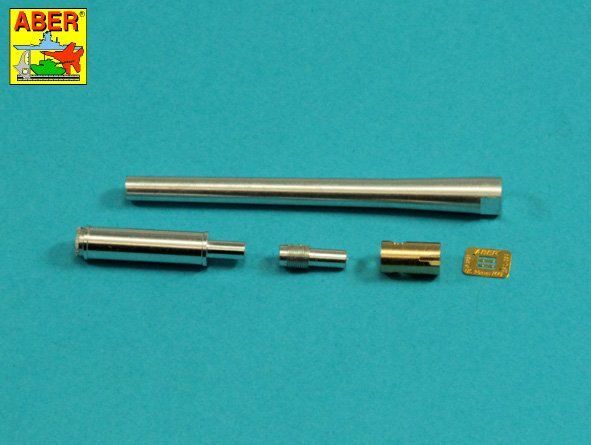 1:35 90 mm M-36 tank barrel cyrindrical Muzzle Brake without mantlet cover for U.S. M47 Patton