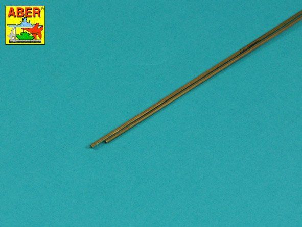 Brass hexagonal rods 1,5mm length 245mm x2 pcs.