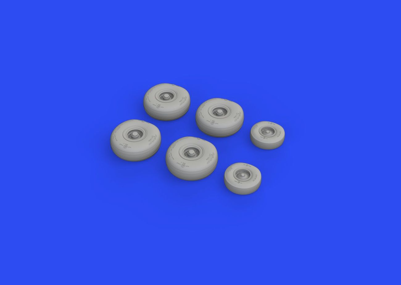 1:72 Lockheed C-130H Hercules wheels