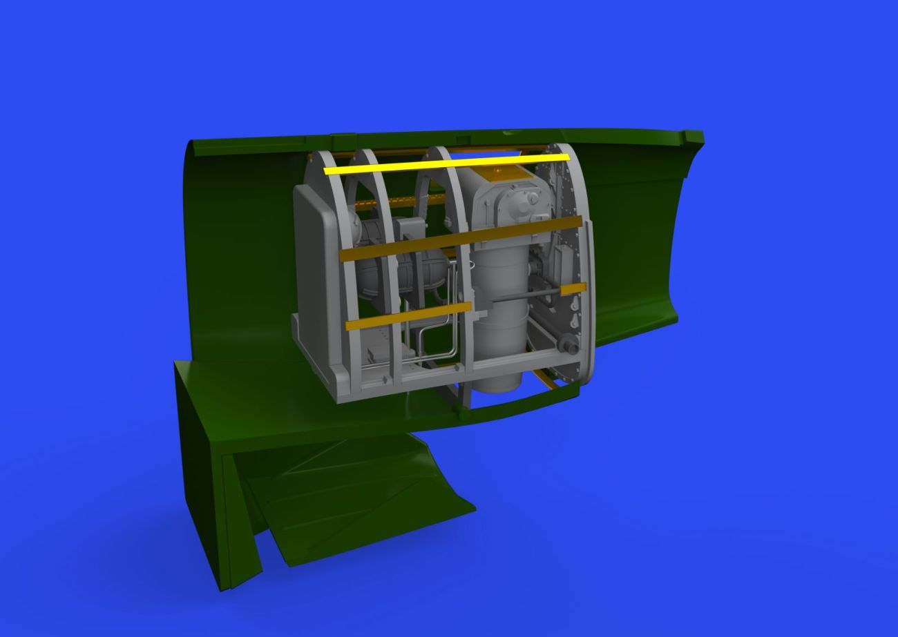 1:48 North-American F-6D Mustang cameras