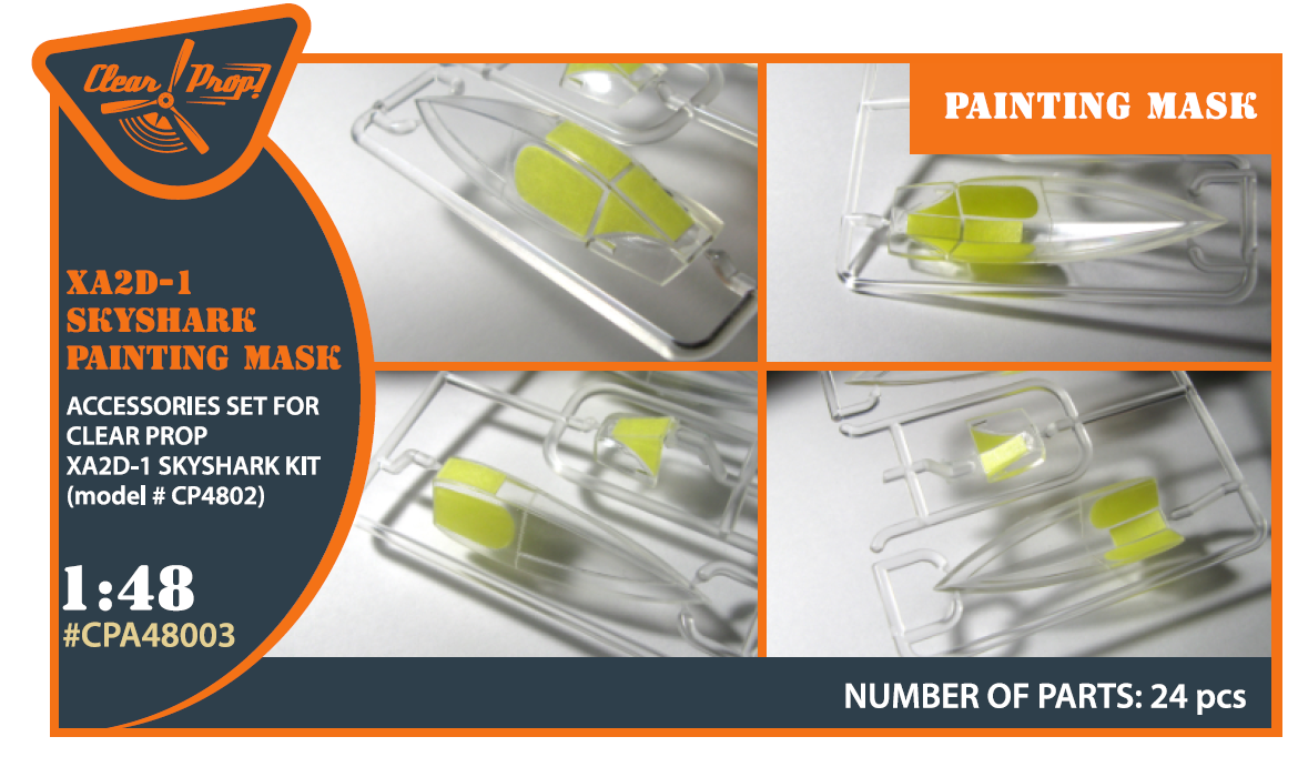 1:48  XA2D-1 Skyshark painting mask