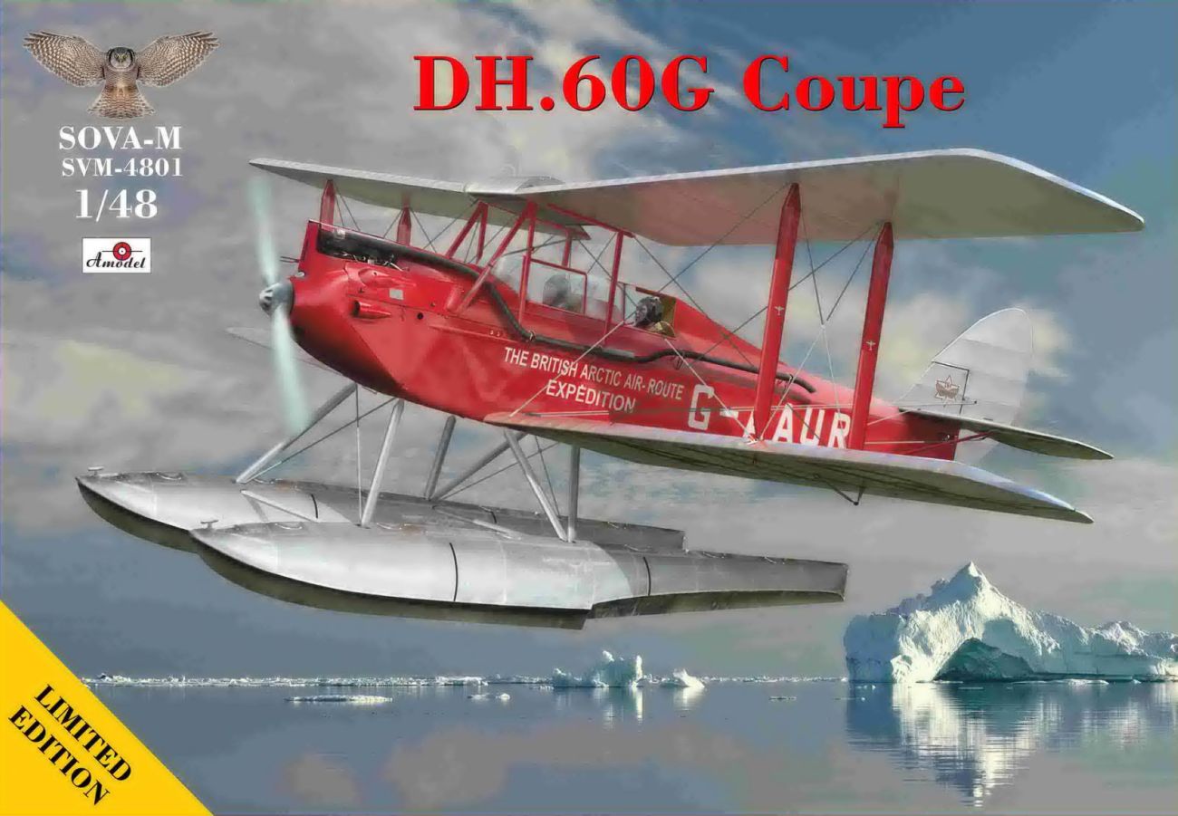 1:48 de Havilland DH.60G Coupe seaplane (Polar British expedition )