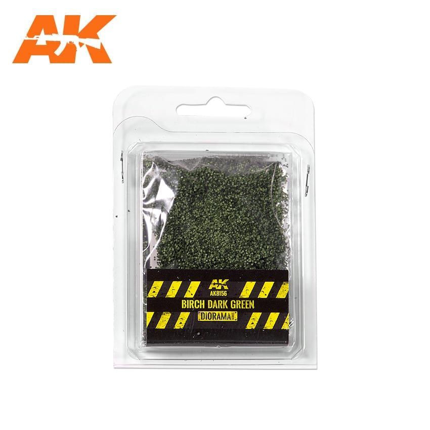 BIRCH DARK GREEN LEAVES 28MM / 1:72 (7GR BAG)
