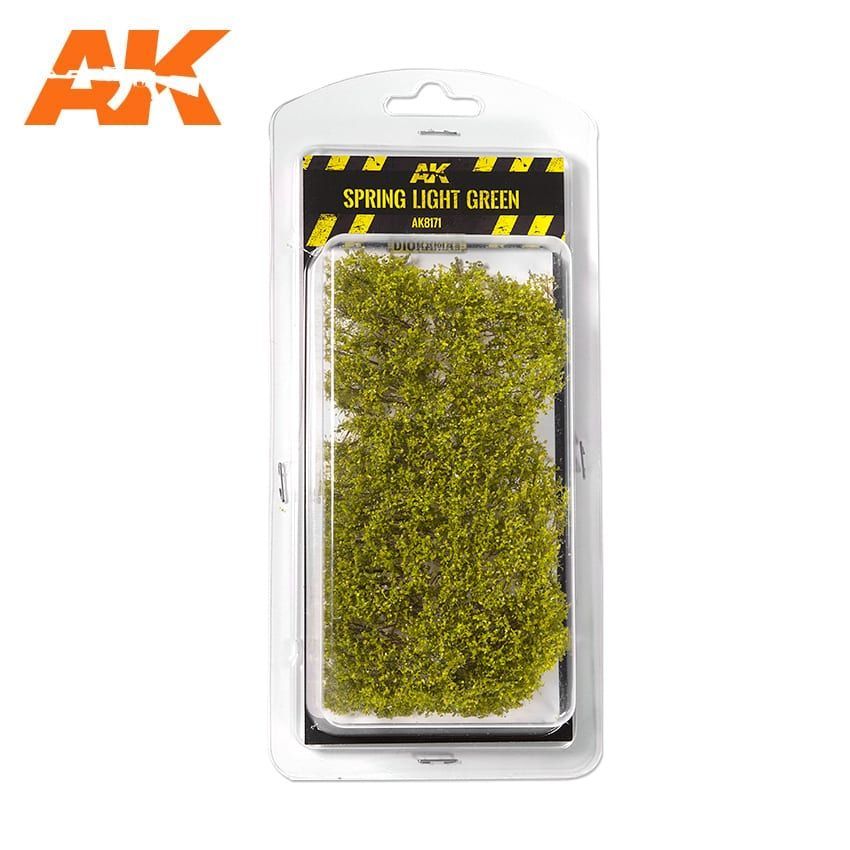 SPRING LIGHT GREEN SHRUBBERIES 1:35 / 75MM / 90MM