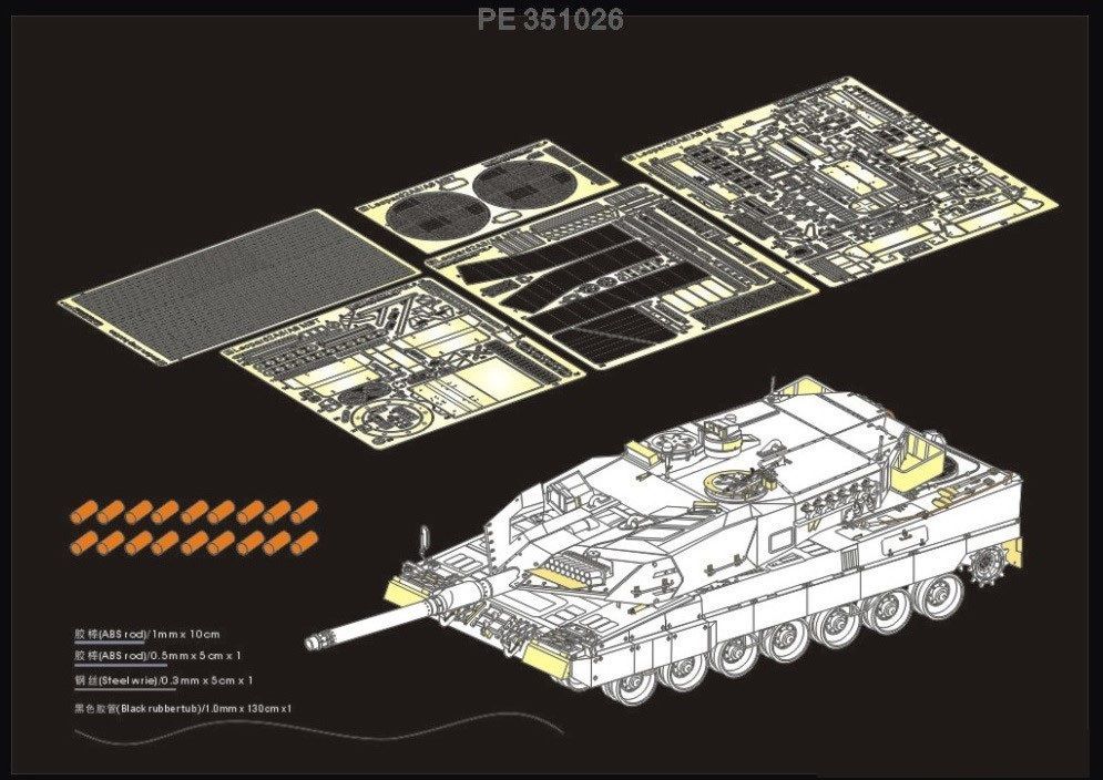 1:35 Modern German Leopard 2A6 Basic(For Border BT-002)
