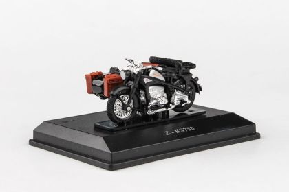 1:43 Abrex Cararama - Zuendapp KS750 Motorbike - Dark Grey