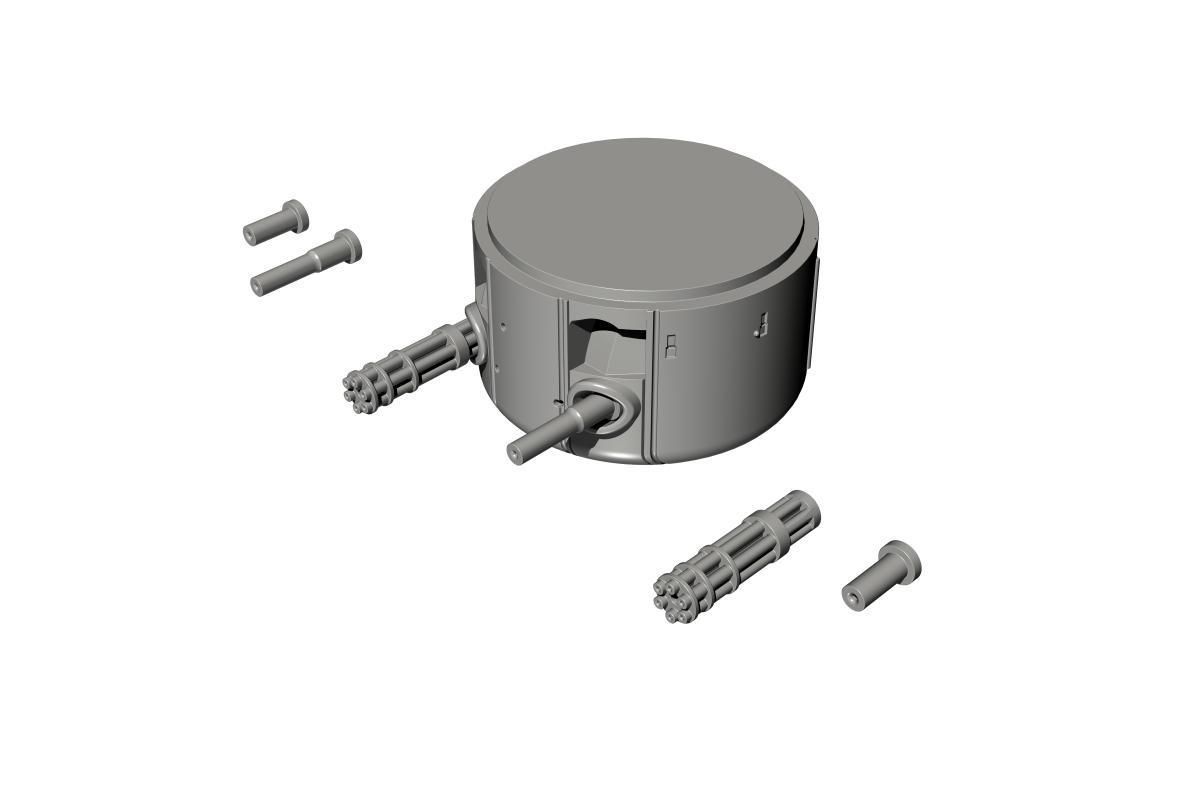 1:72 AH-1G - Emerson Electric M28 (dual weapon) turret for Special Hobby / Revell