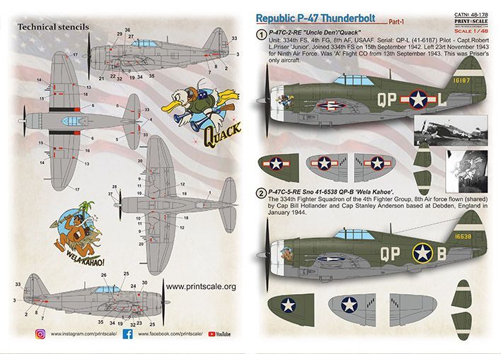 1:48 Republic Thunderbolt P-47 Part-1
