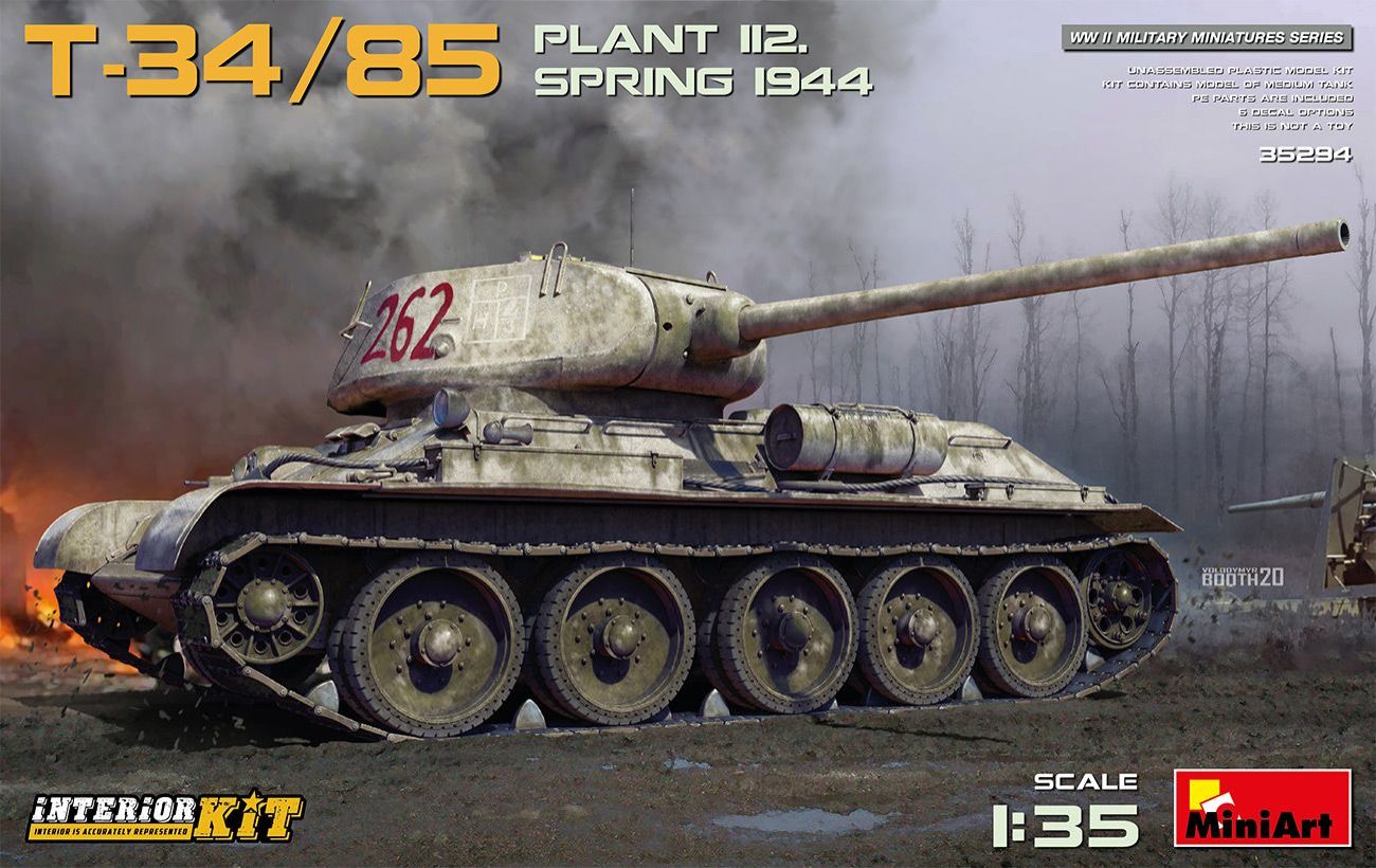 1:35 T-34/85 PLANT 112. SPRING 1944. INTERIOR KIT