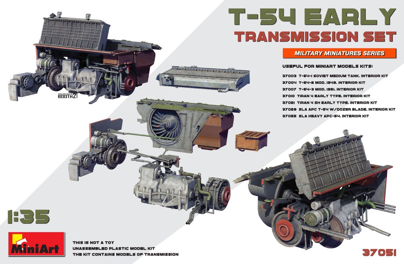 1:35 T-54 EARLY TRANSMISSION SET