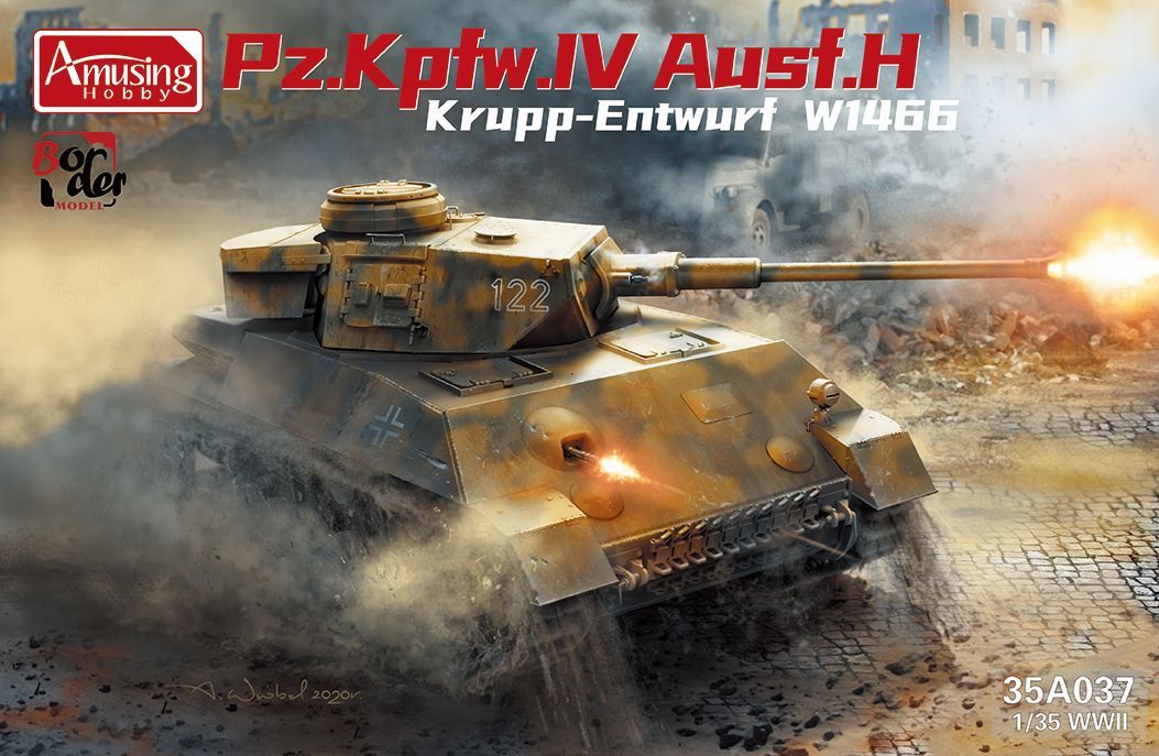 1:35 Pz.Kpfw.IV Ausf.H Krupp-Entwurf W1466