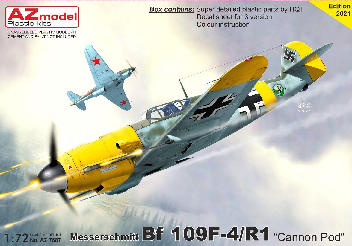 1:72 Bf 109F-4/R1 „Cannon Pod“