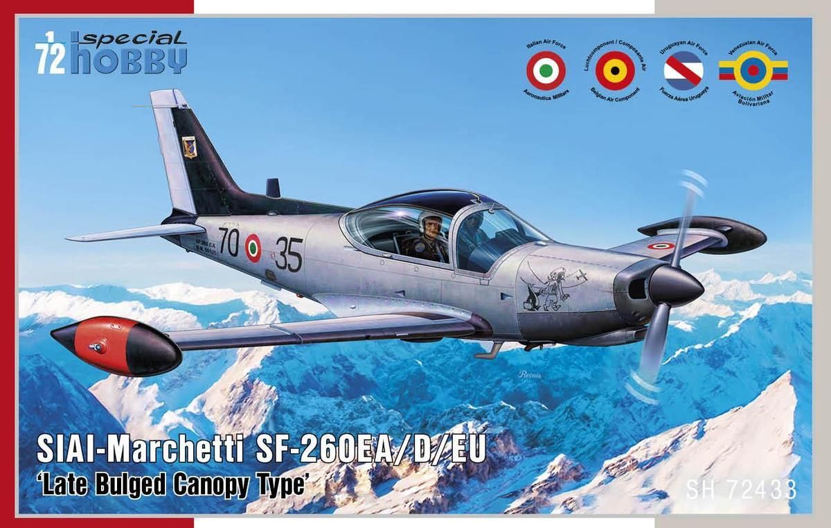 1:72 SIAI-Marchetti SF-260EA/D/EU ‘ Late Bulged Canopy Type’