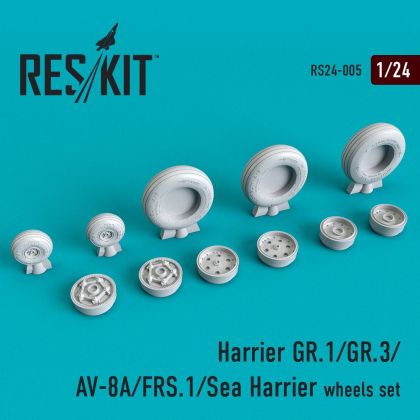 1:24 BAe Harrier GR.1/GR.3/AV-8A/FRS.1/Sea Harrier wheels set