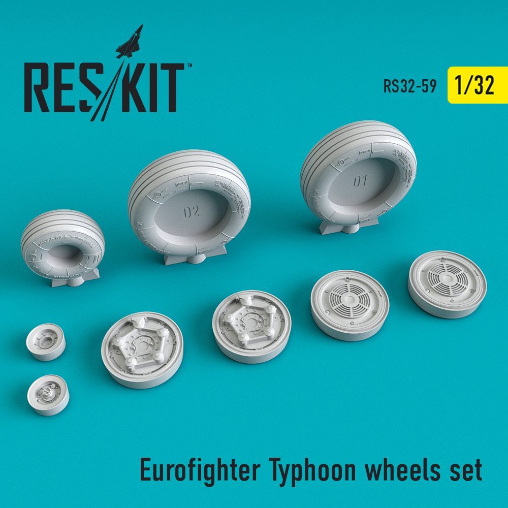 1:32 Eurofighter EF-2000A/EF-2000B Typhoon wheels set
