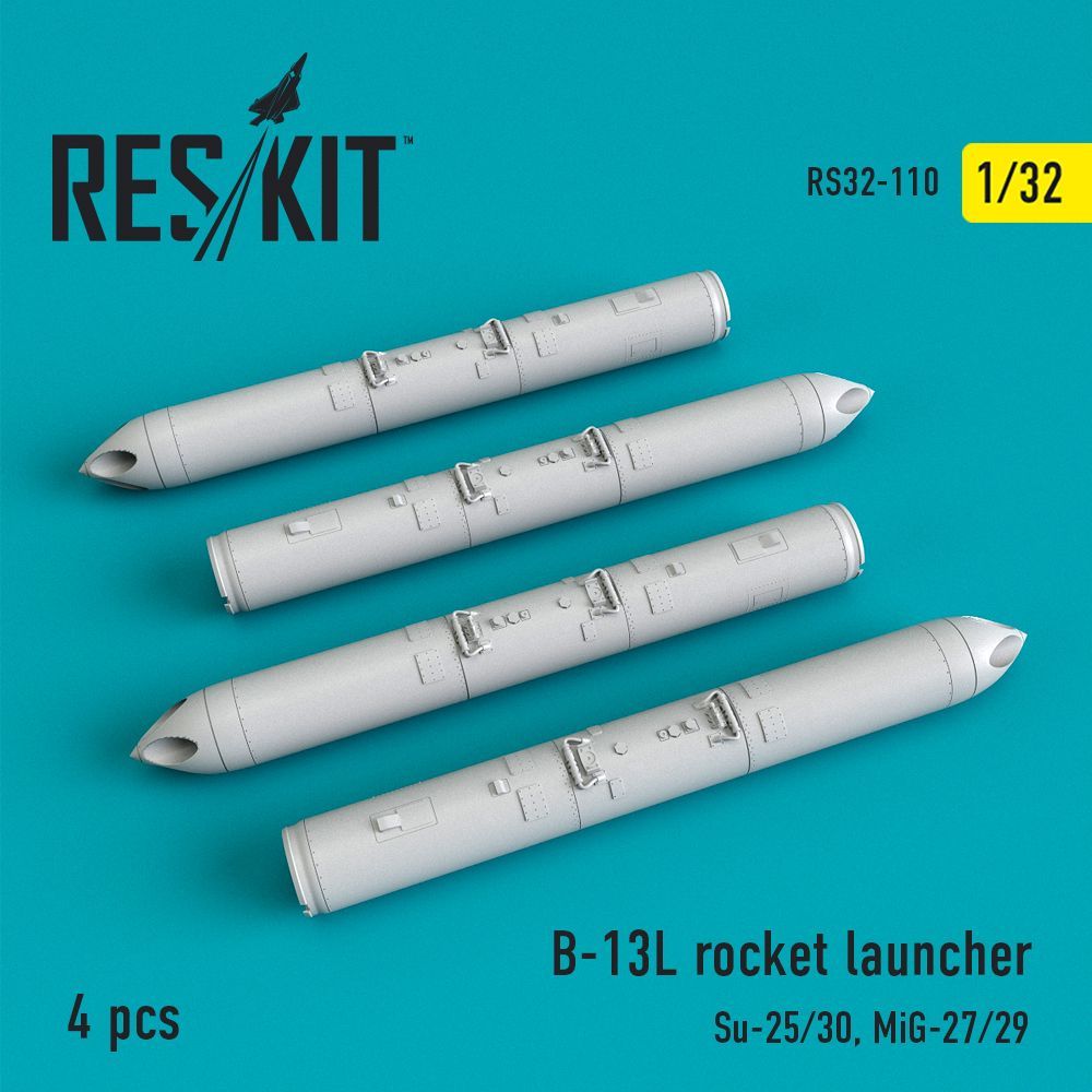 1:32 B-13L rocket launcher (4 pcs)