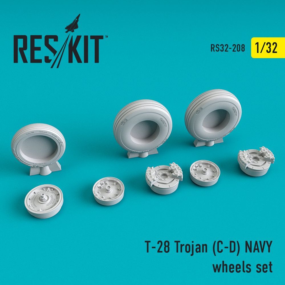 1:32 North-American T-28 Trojan (T-28C-T-28D) NAVY wheels se