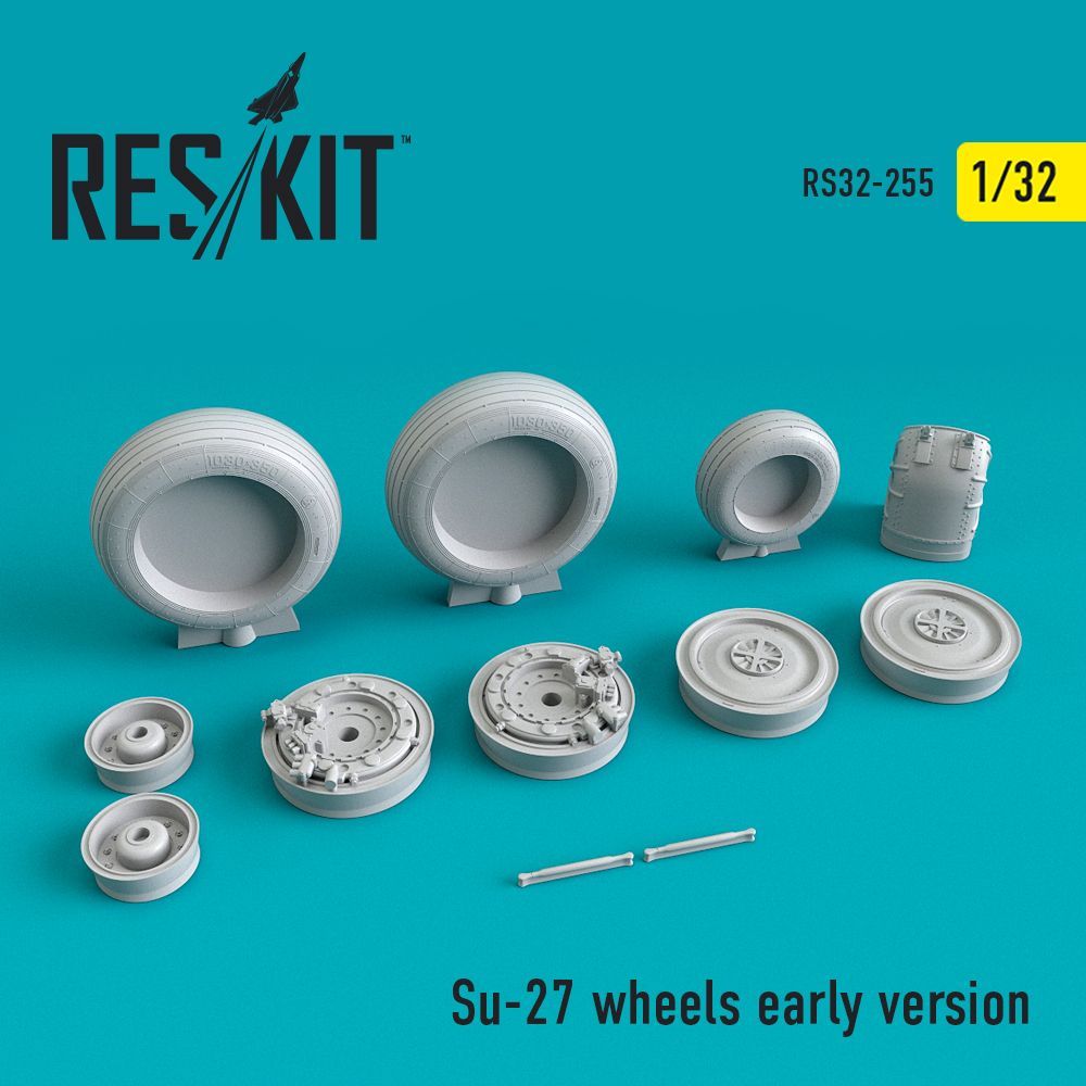1:32 Sukhoi Su-27 wheels early version