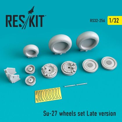 1:32 Sukhoi Su-27 wheels set Late version