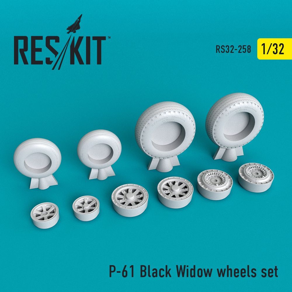 1:32 Northrop P-61A/P-61B 'Black Widow' wheels