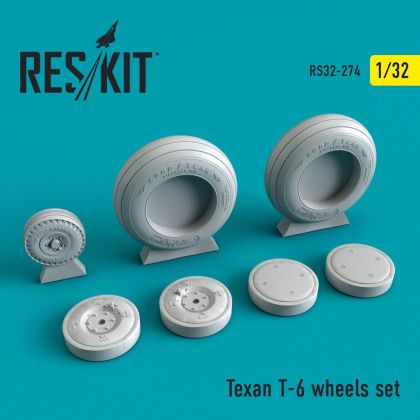 1:32 North-American T-6 Texan wheels set
