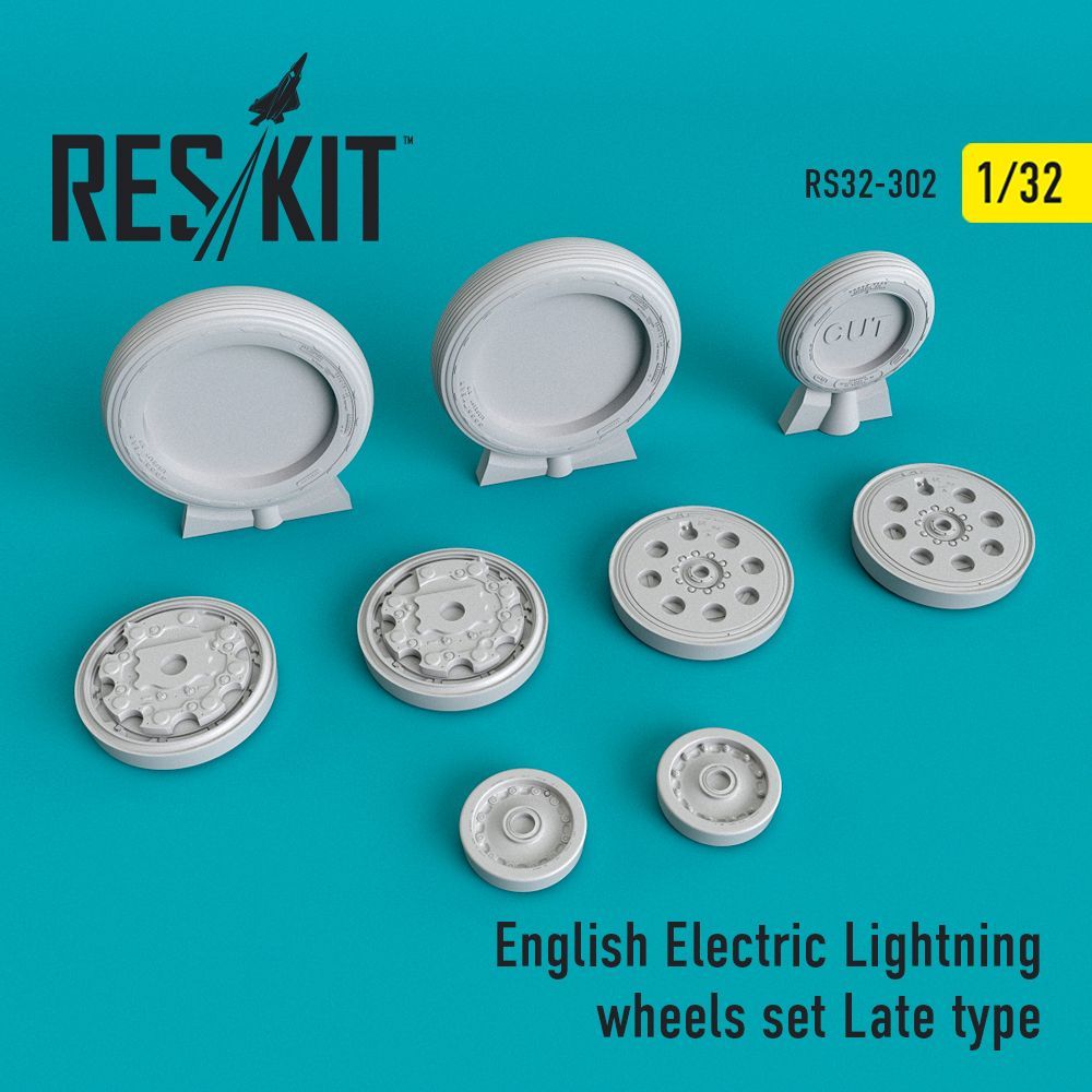 1:32 BAC/EE Lightning Wheels set Late type