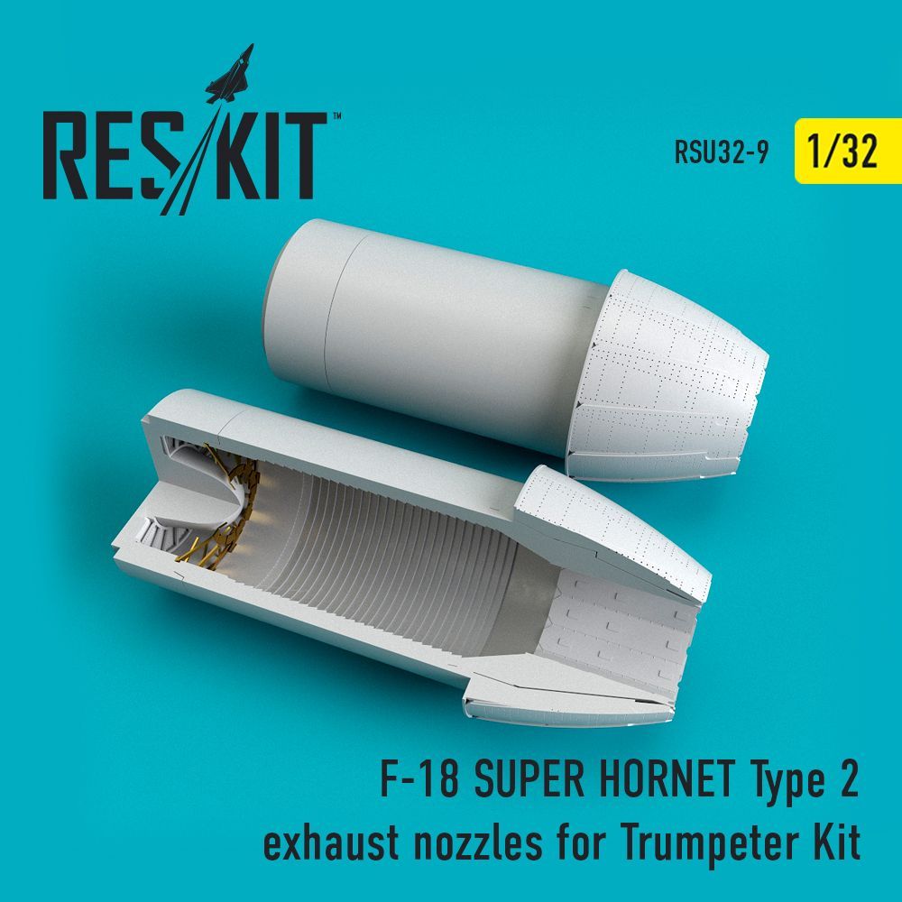 1:32 McDonnell F-18 (F-18E/F-18G) SUPER HORNET Type 2 exhaust nozzles