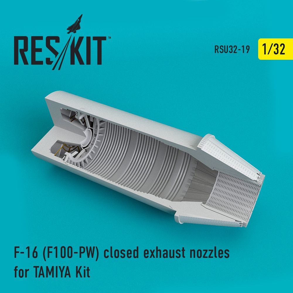 1:32 Lockheed-Martin F-16 (F100-PW) closed exhaust nozzles