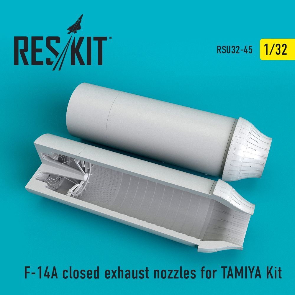 1:32 Grumman F-14A Tomcat closed exhaust nozzles