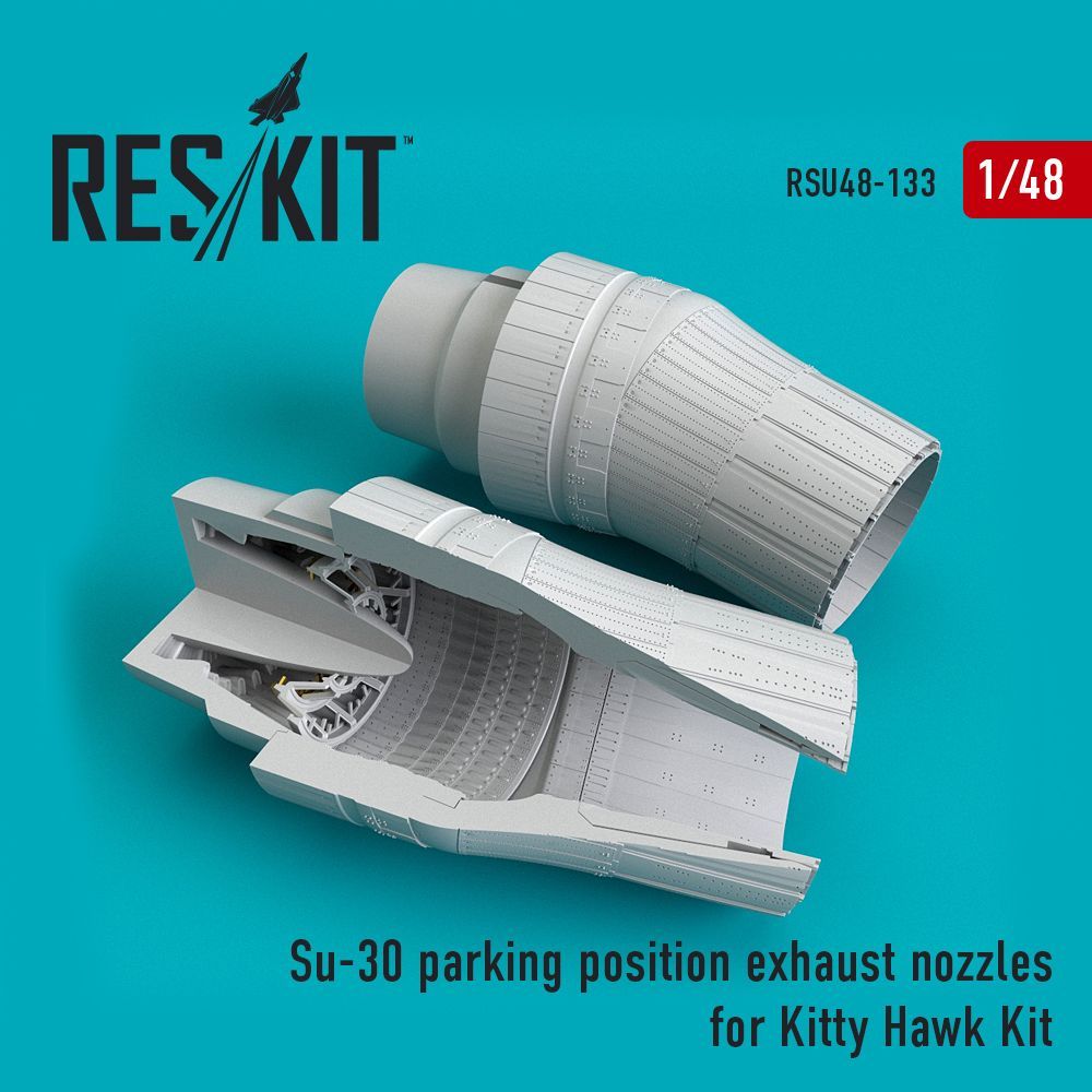 1:48 Sukhoi Su-30 parking position exhaust nozzles