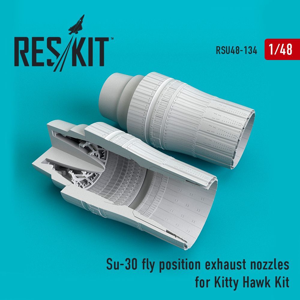 1:48 Sukhoi Su-30 fly position exhaust nozzles