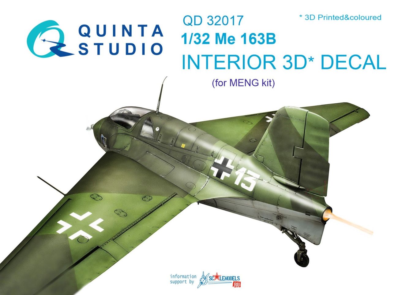 1:32 Me 163B interior 3D decals
