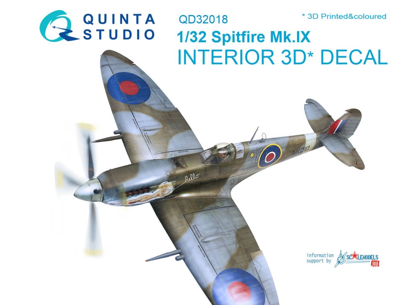 1:32 Spitfire Mk.IX interior 3D decals