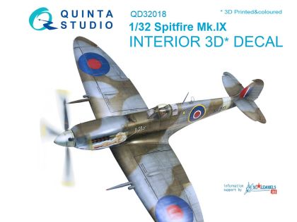 1:32 Spitfire Mk.IX interior 3D decals